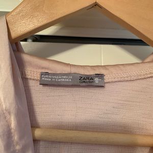 Zara Tops - Blush pink hooded tee Zara Tops - Blush pink hooded tee
